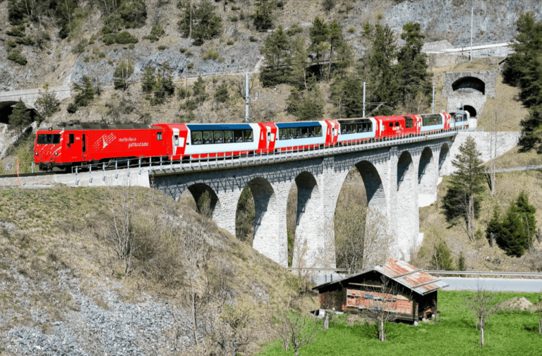 Riding the Glacier Express from Chur to Zermatt: A Panoramic Train Journey Through the Swiss Alps